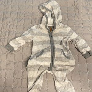 Carter’s one-piece, zipper & hoodie